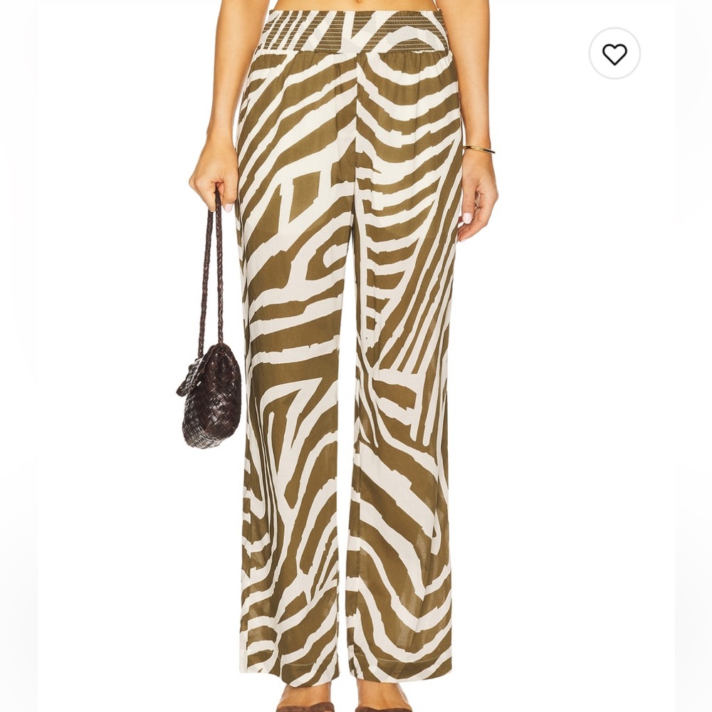 Rails Brendon Wide Leg Animal Print Pant